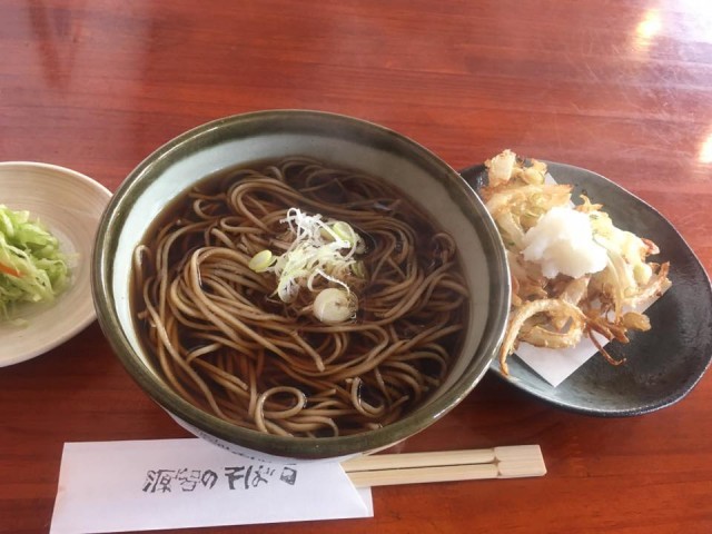 源智のそば　かき揚げ