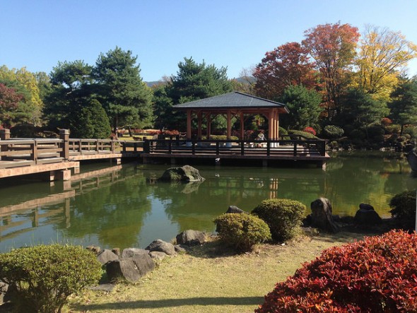 Gazebo at Agatanomori Park
