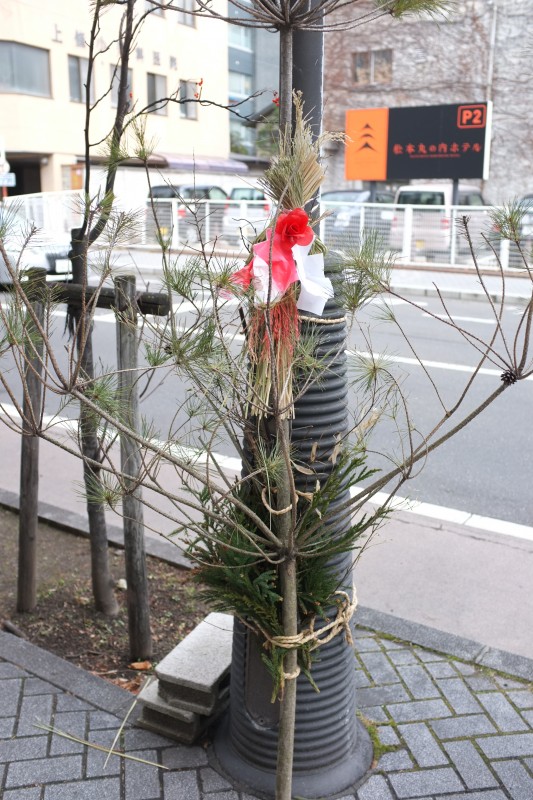 Decorations along the main street