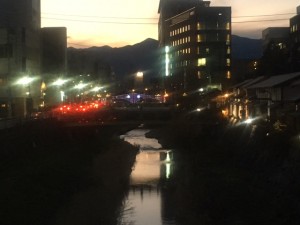 夕暮れ