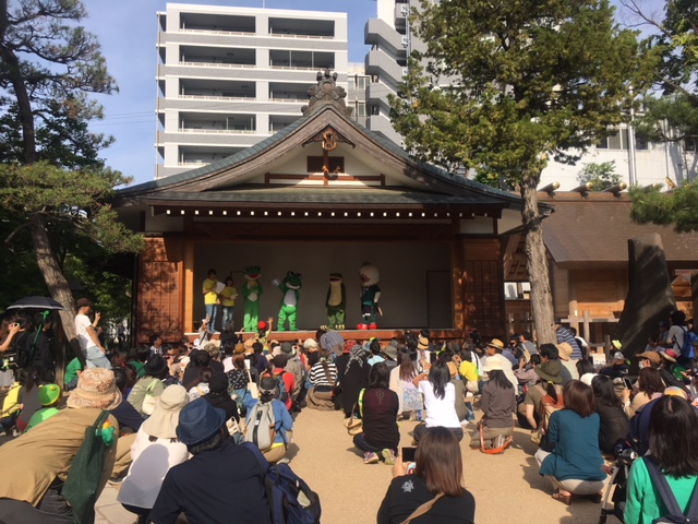 神楽殿 2017松本かえるまつり