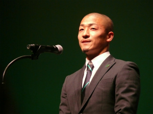 同じく復帰組の前田大然選手 目標に向かってがんばる
