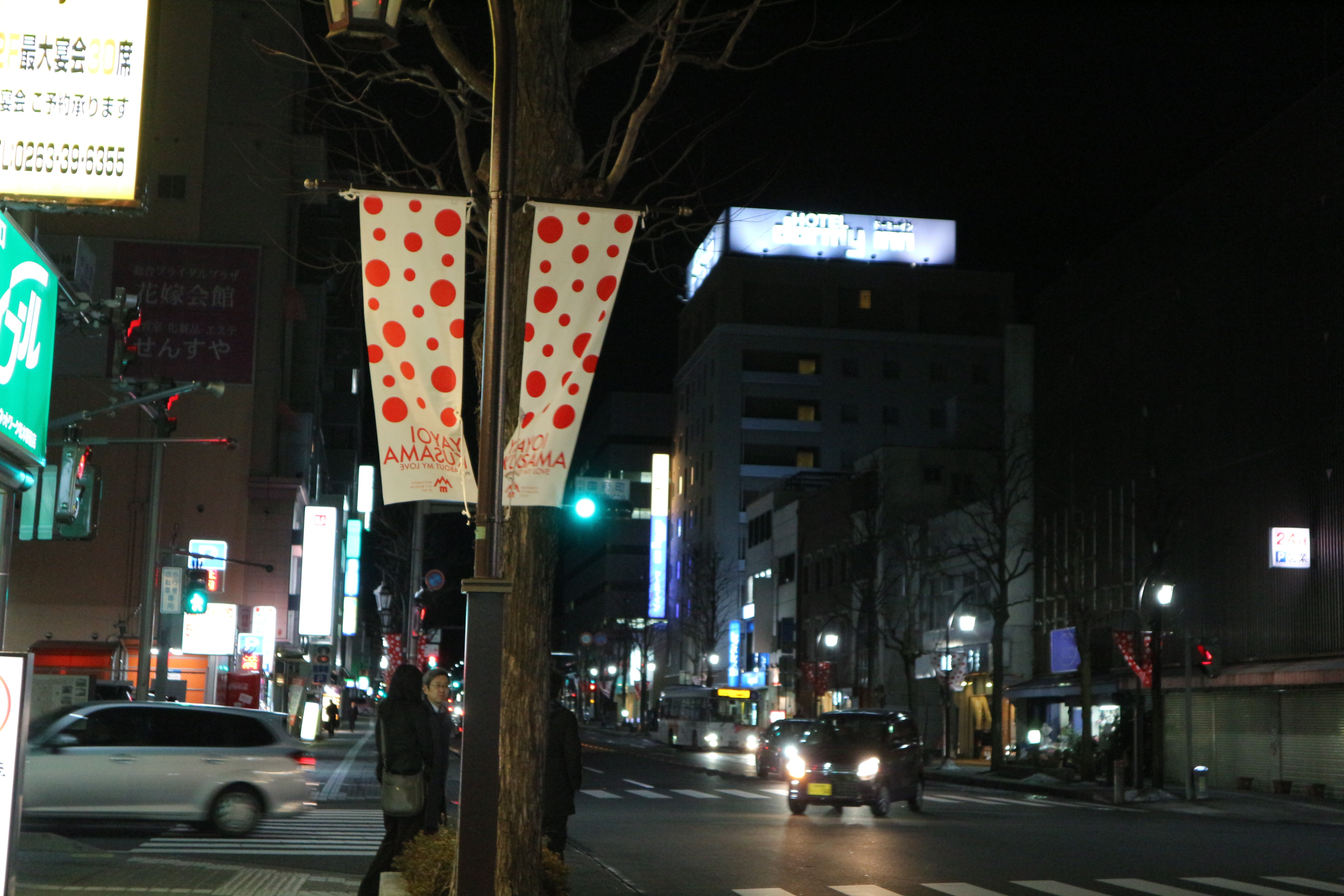2月の夜の松本