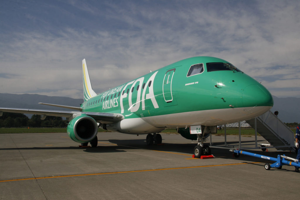 信州まつもと空港 FDA 4号機