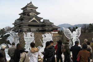 Crowds at the Ice Fest